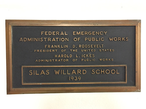 Originally built in 1912, Silas Willard Schoolhouse was added onto nearly thirty years later, giving it new life. This was commissioned by the Federal Emergency Administration of Public Works, headed by Franklin Delano Roosevelt during the Great Depression; perhaps the single most socialist thing an American President as ever undertaken, but, hey, people needed work! Some might say we need something similar to be done for our crumbling infrastructure and public buildings these days.